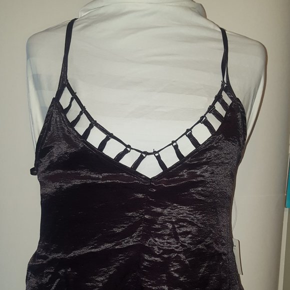 FREE PEOPLE TANK STRAPS RINGS SMALL PURPLE - Picture 6 of 15